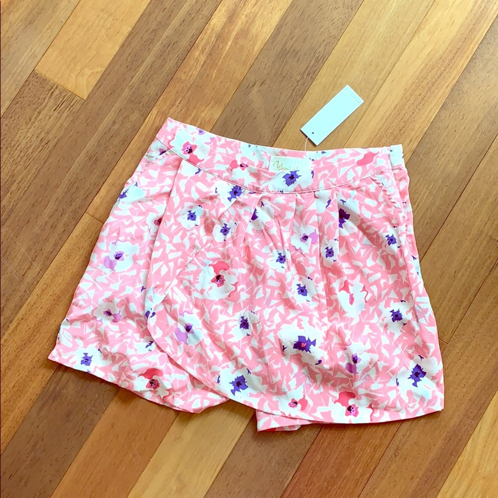 Yumi Kim 100% silk floral shorts! New!